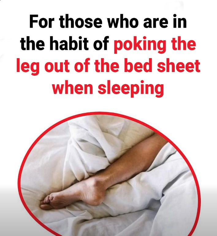 Why Many People Sleep Better With One Foot Out — Science Explains