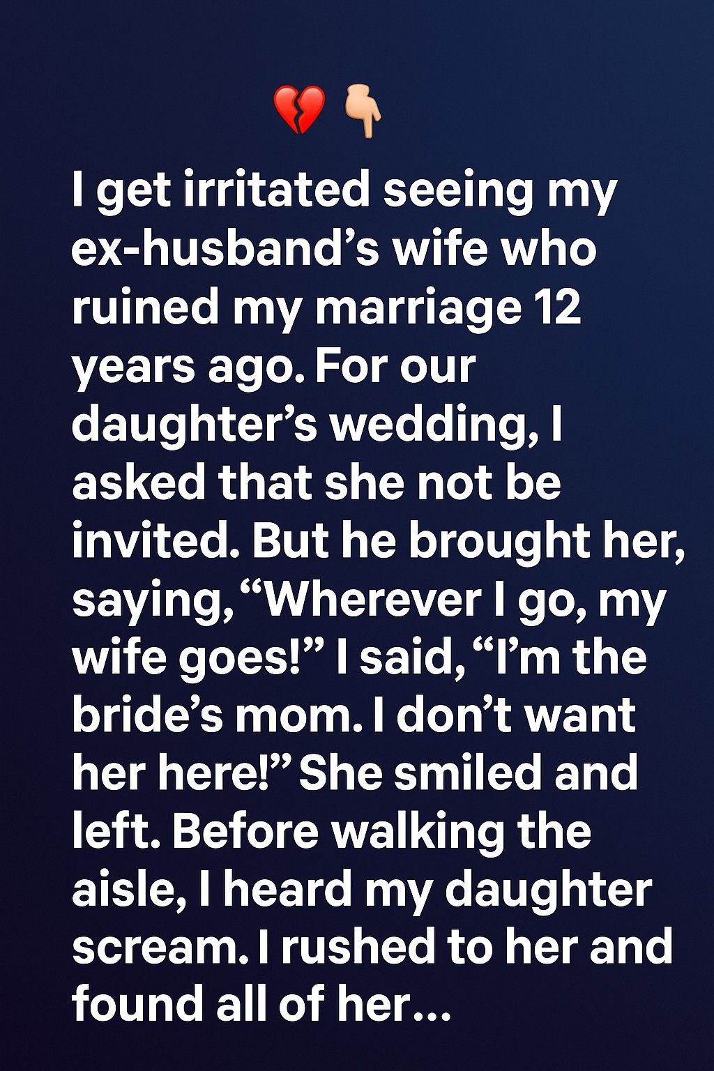 A Wedding Day That Healed Old Wounds