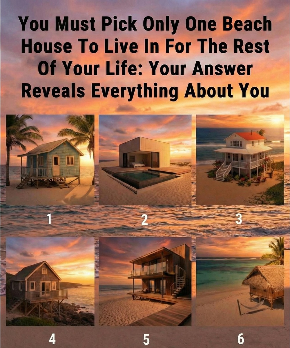 Choose a Beach House and Discover What It Reveals About You