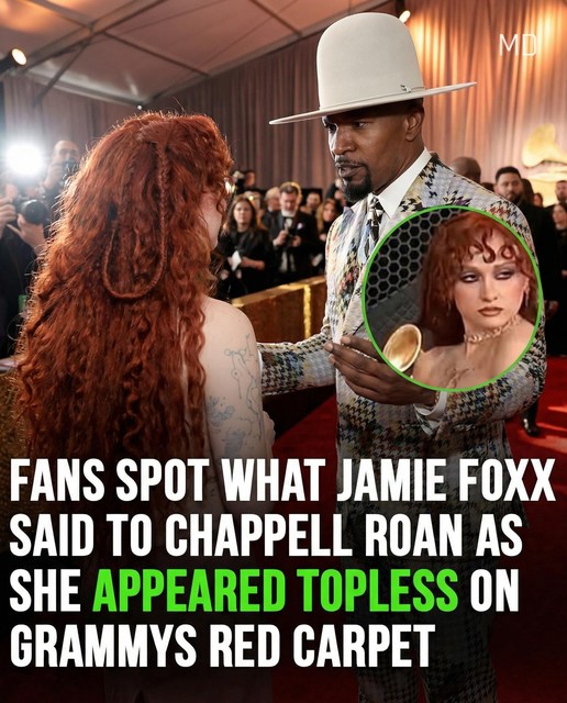 Jamie Foxx and Chappell Roan’s Grammys Red Carpet Moment Gets Fans Talking Online