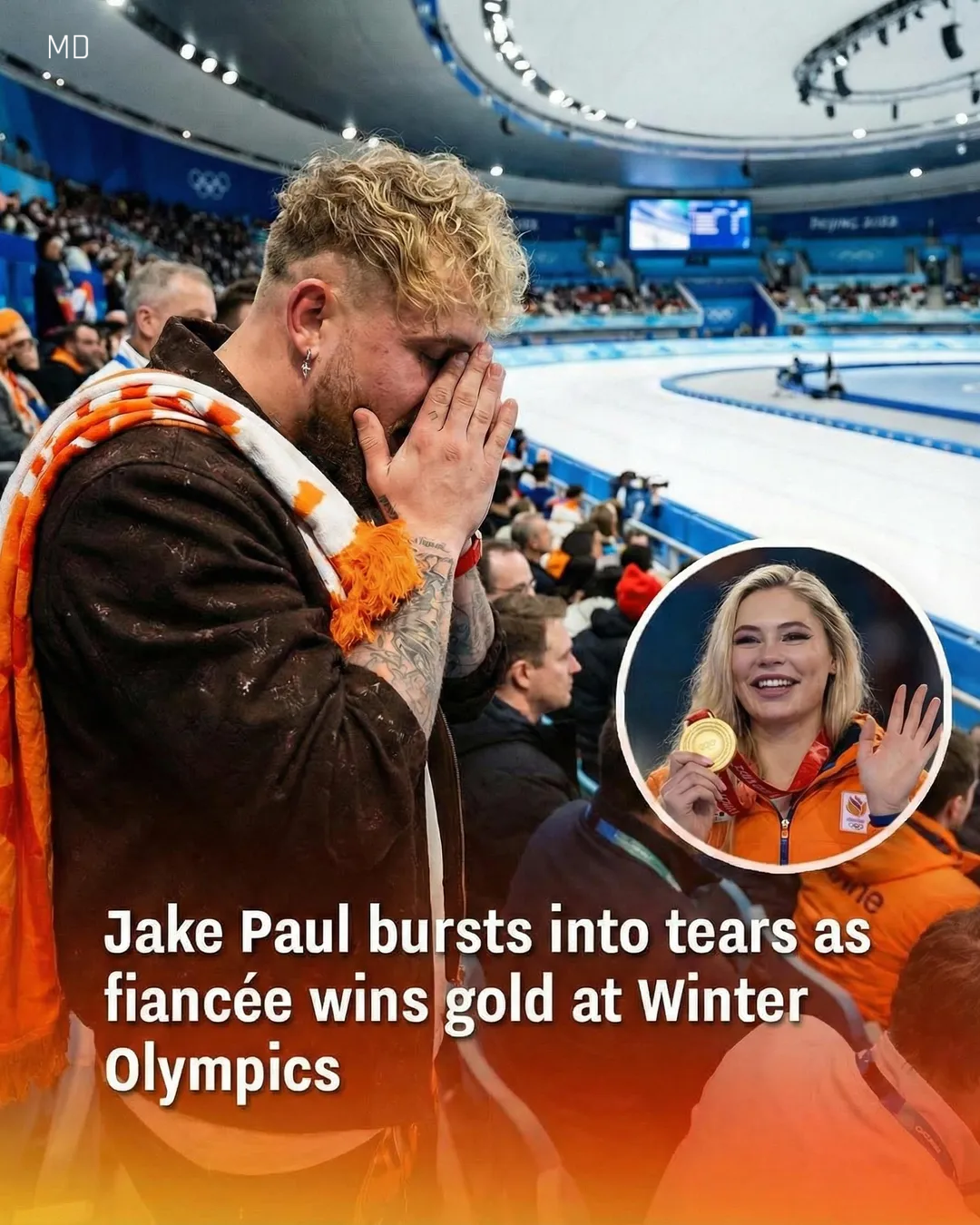 Jake Paul Celebrates as Fiancée Wins Gold at the Winter Olympics