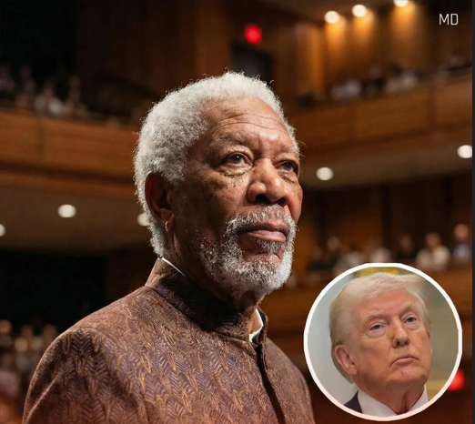 Morgan Freeman Shares Brief Social Media Response Addressing President Donald Trump