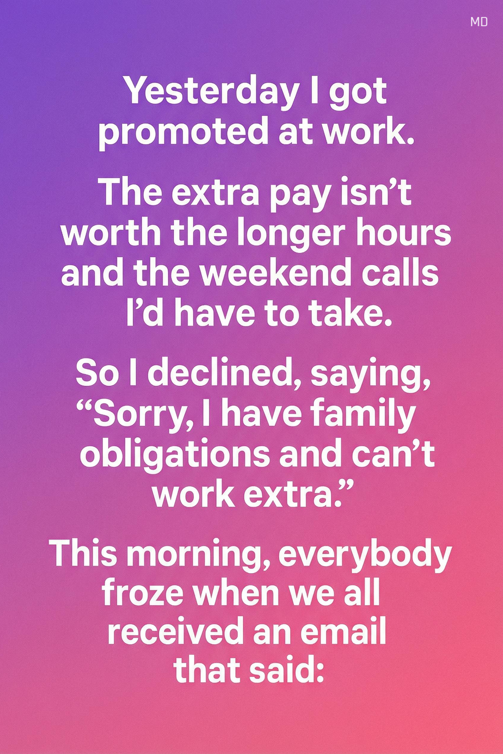 Why I Turned Down a Promotion and Chose Balance Instead