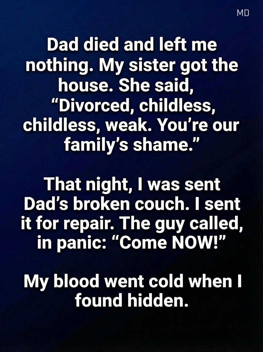 The Old Couch My Father Left Me Held a Secret That Changed Everything
