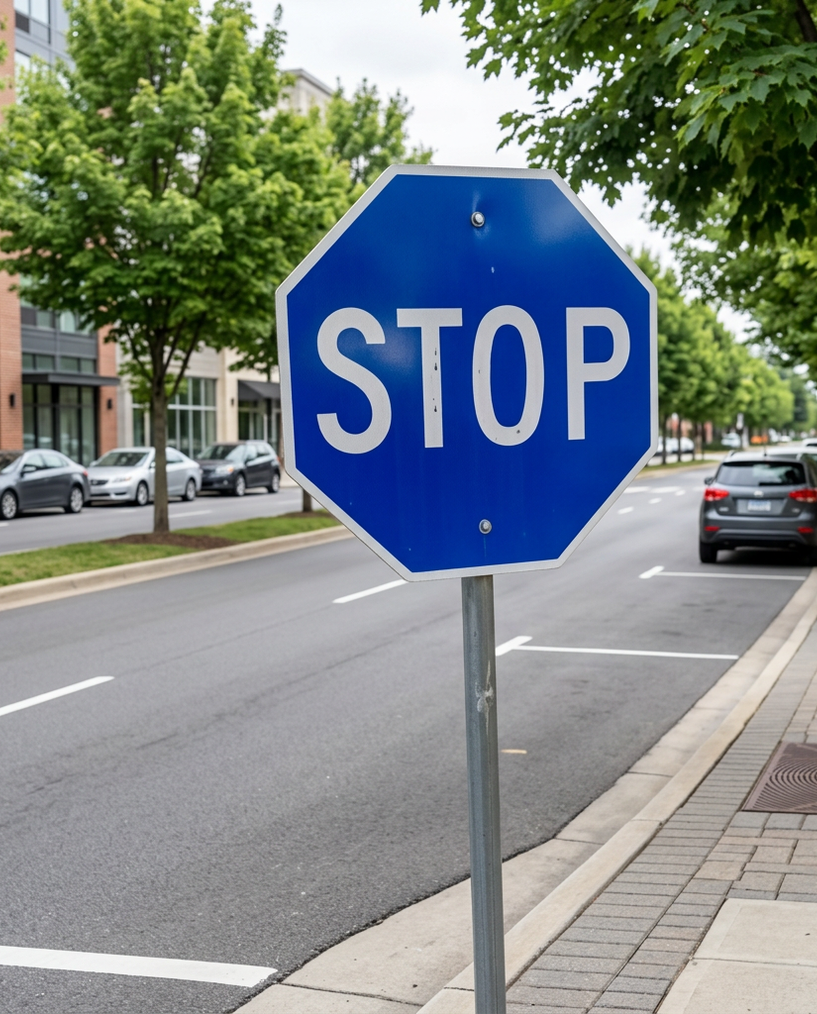Understanding Blue Stop Signs and Their Role in Traffic Areas