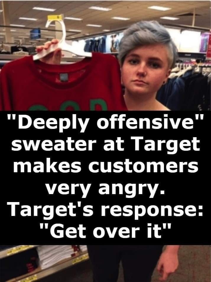 Customer Raises Concerns About a Target Holiday Sweater, Prompting a Response from the Store