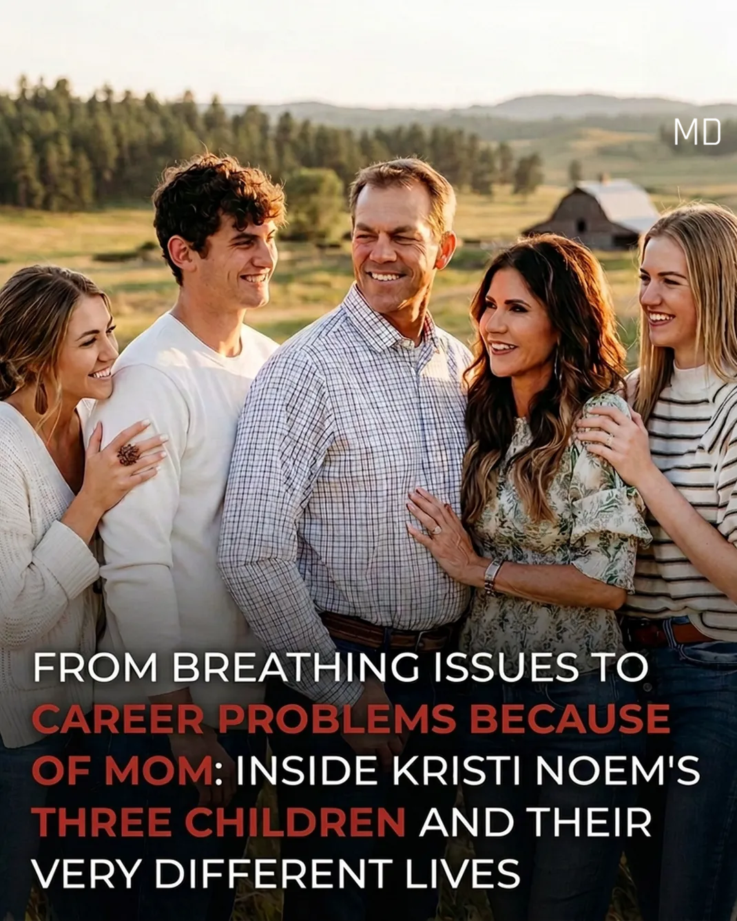 A Look at Kristi Noem and Husband Bryon’s Family Life and Their Three Children