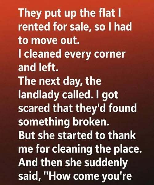 I Left My Apartment in Great Condition—The Next Day, I Received an Unexpected Call