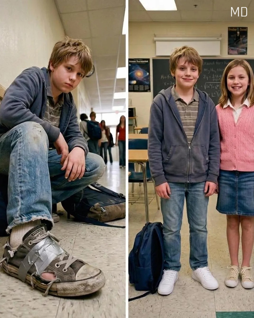 My 12-Year-Old Daughter Saved Up to Buy Shoes for a Classmate—The Next Day, the School Called Me In