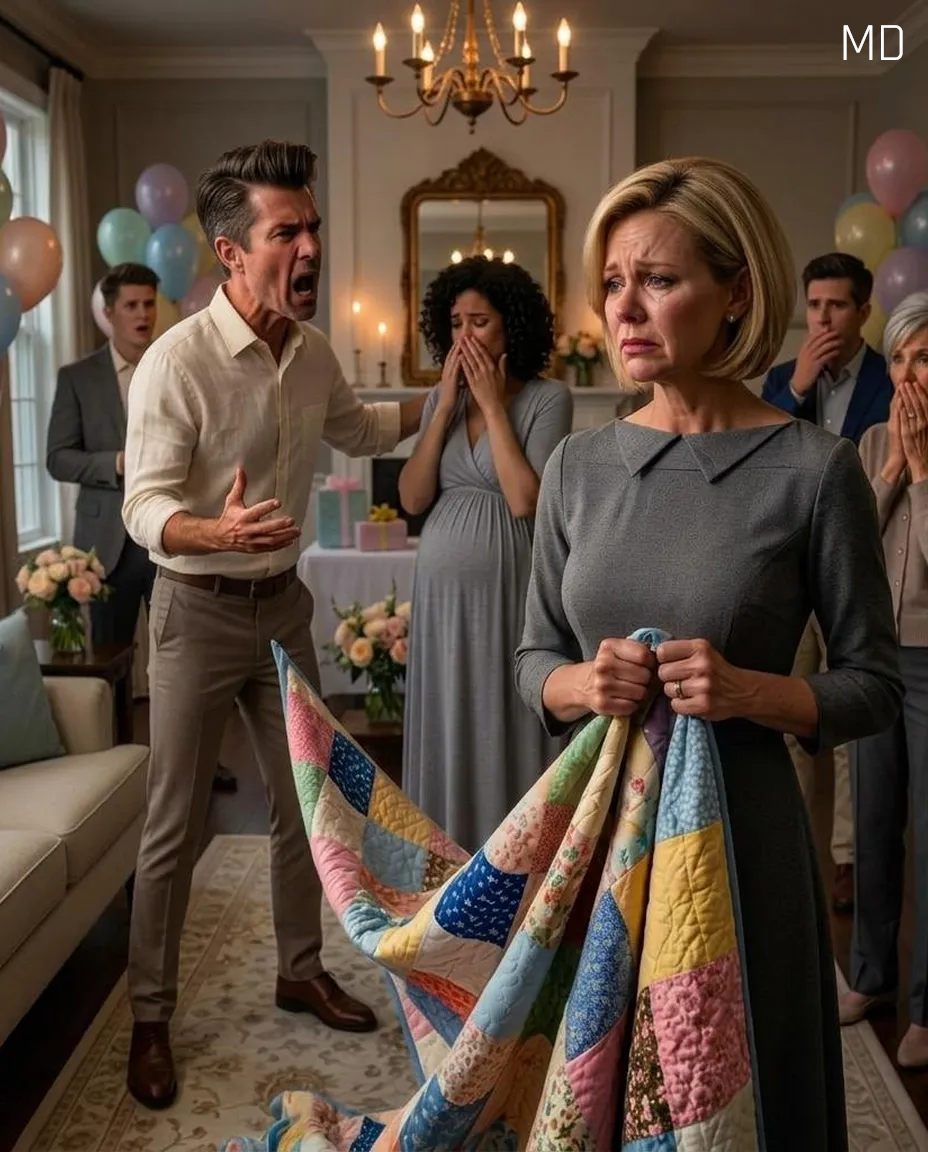 At My Daughter’s Baby Shower, Her Husband Mocked My Handmade Gift—Then One Call Changed Everything