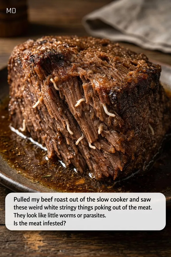 What Are the White Threads in Your Beef? A Simple Explanation